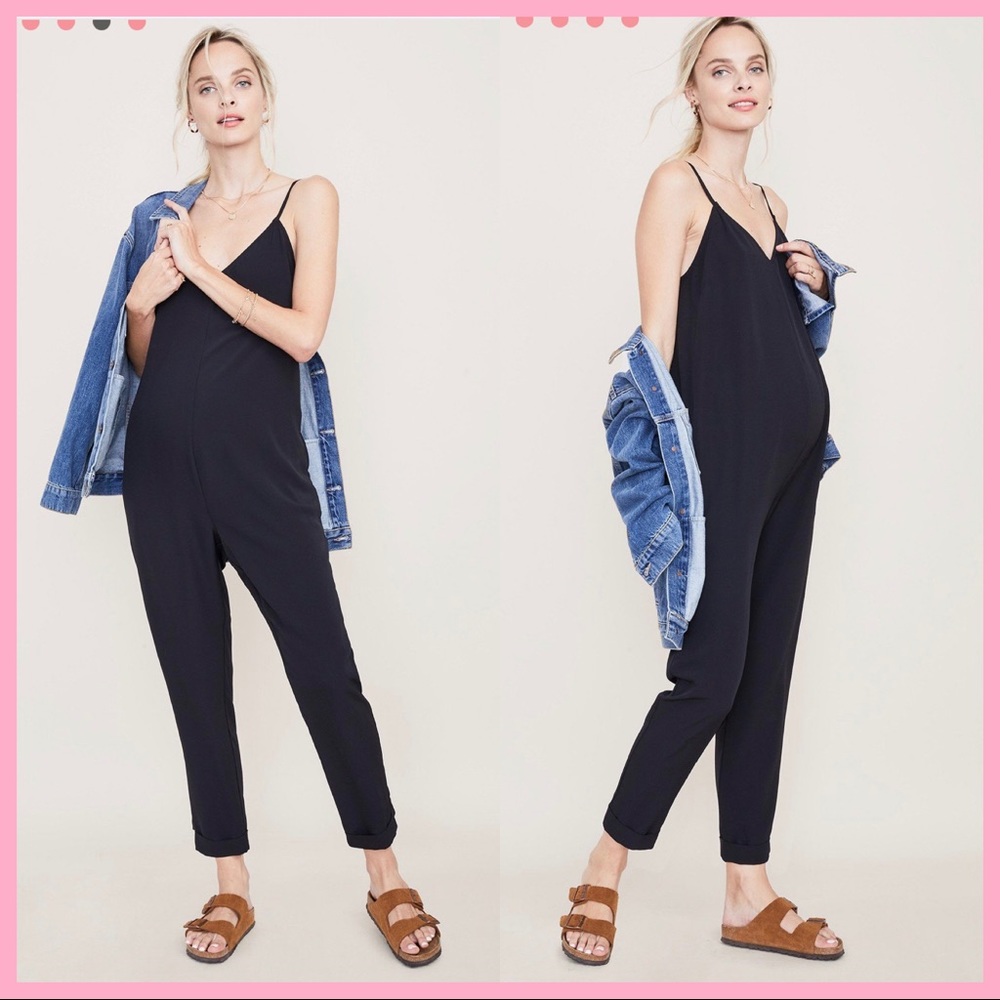 HATCH | NWT The Georgie Jumpsuit Maternity Onesie in Black